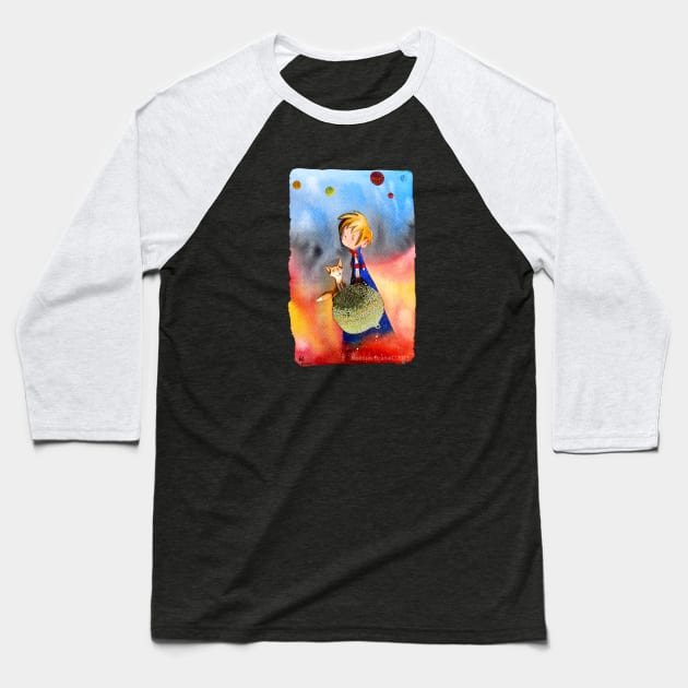 LittlePrince Baseball T-Shirt by Oceanjose